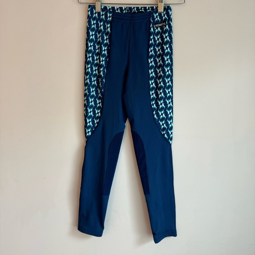 Kids Kerrits Equestrian Performance Knee Patch Riding Tight Size Large 12-14